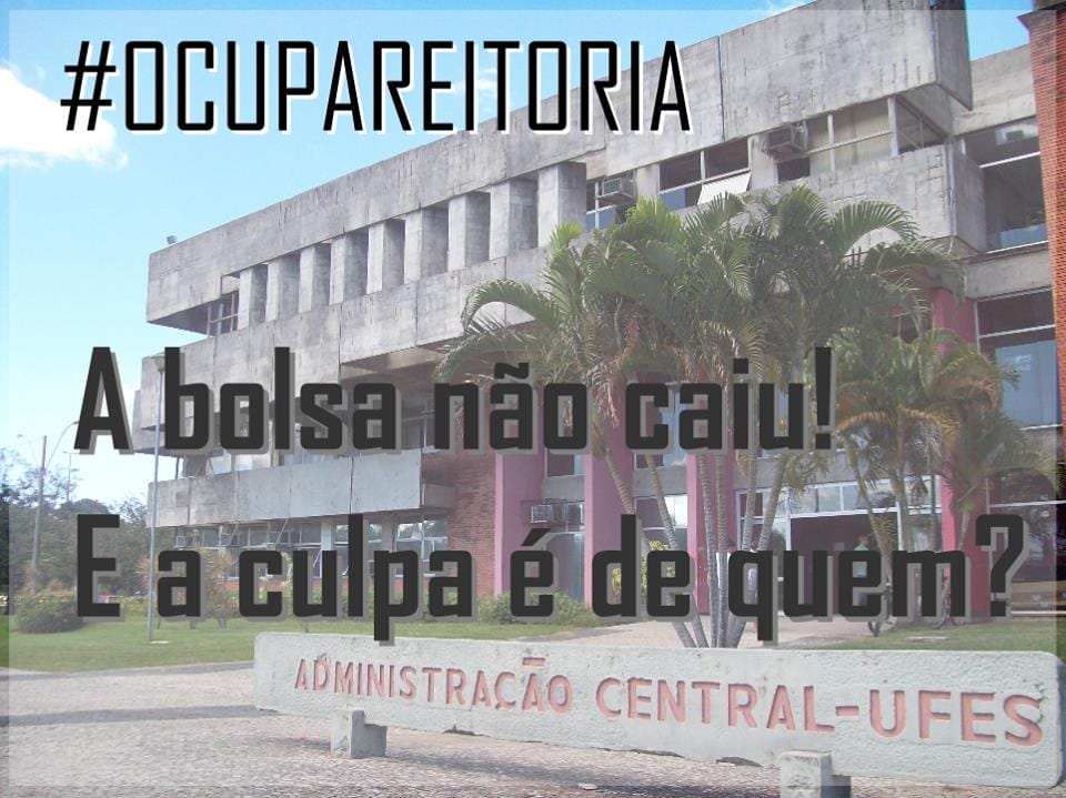 Nota UJC-ES sobre a Ocupação da Reitoria da UFES