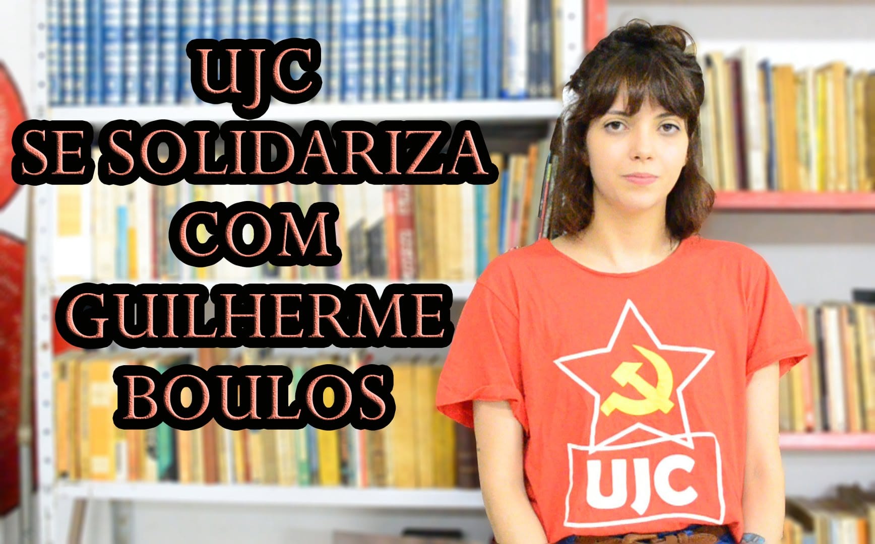 UJC se solidariza com Guilherme Boulos e MTST