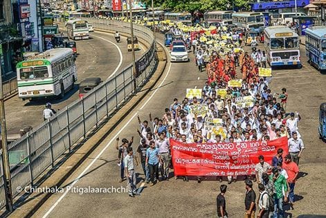 Pronunciamento da FMJD em solidariedade ao movimento estudantil do Sri Lanka