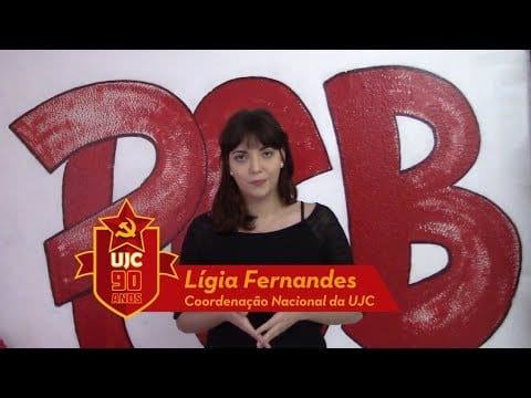 90 ANOS DE UJC BRASILl Ligia Fernandes - Coordenação Nacional DA UJC-Brasil