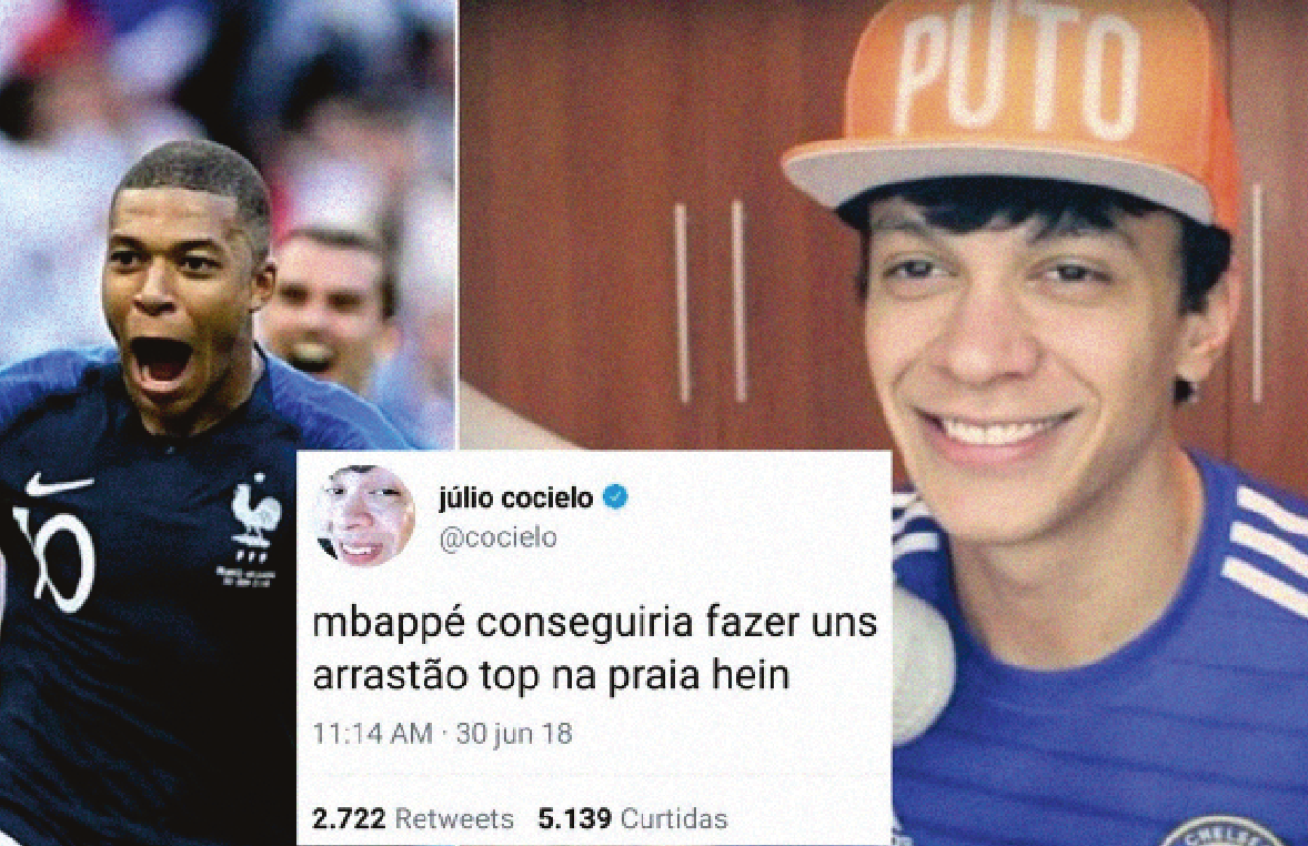 Piada racista faz youtuber Júlio Cocielo perder patrocínios: negros perdem a vida