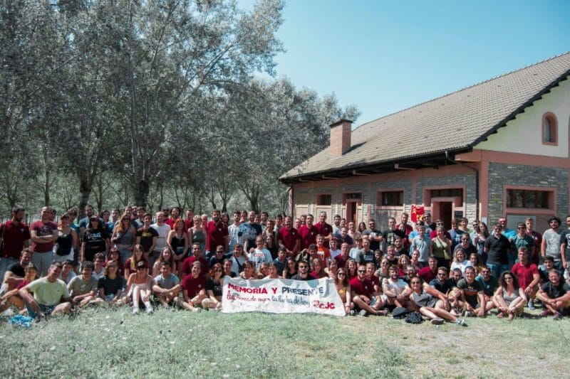 UJC-Brasil no V Acampamento do Coletivo de Jovens Comunistas da Espanha (CJC)!