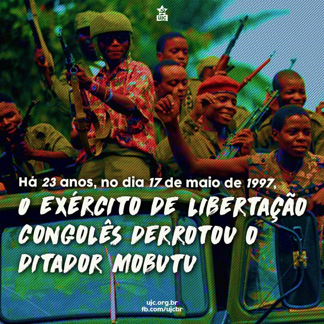 O Exército de Libertação Nacional derrota o ditador Mobutu