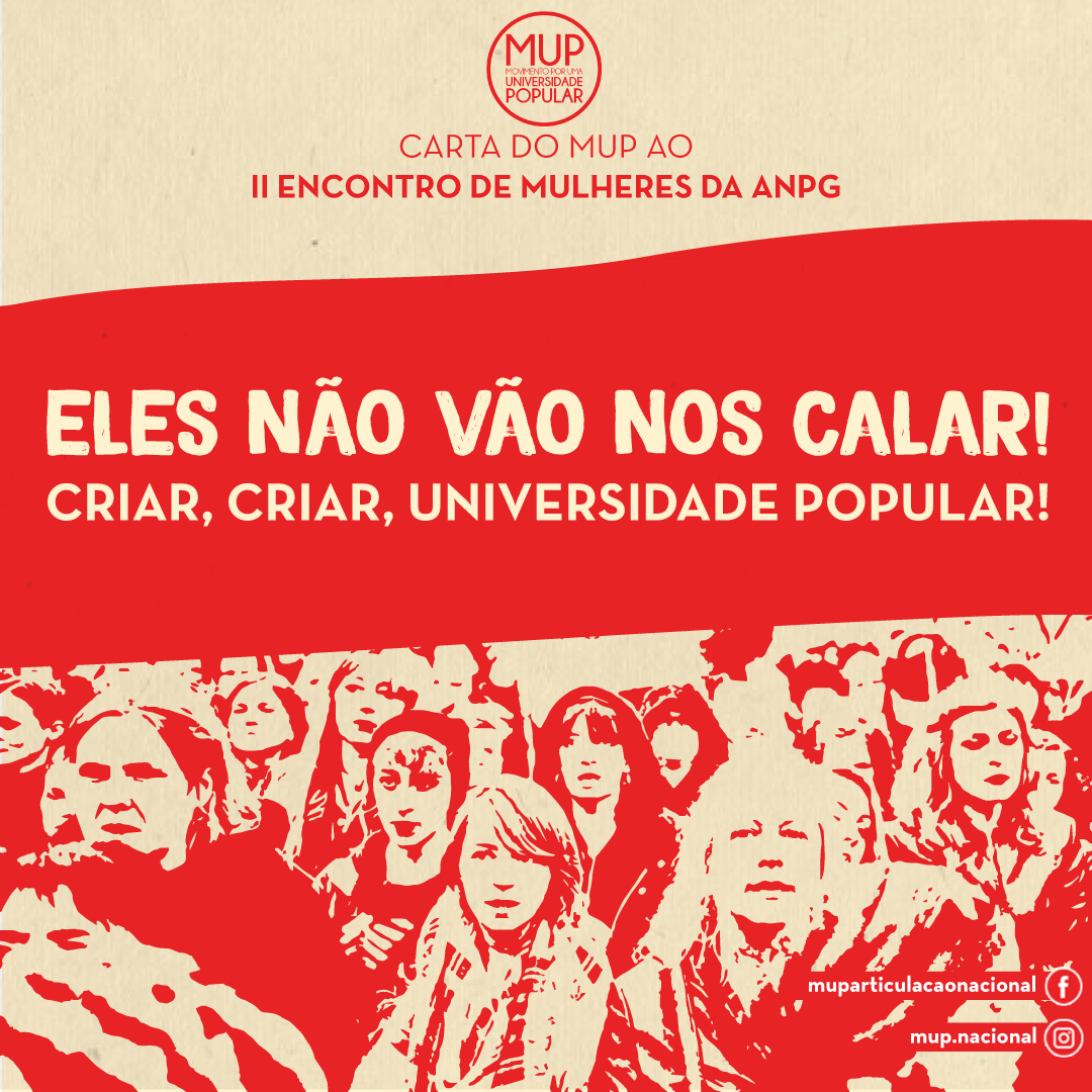 CARTA DO MUP AO II ENCONTRO DE MULHERES DA ANPG