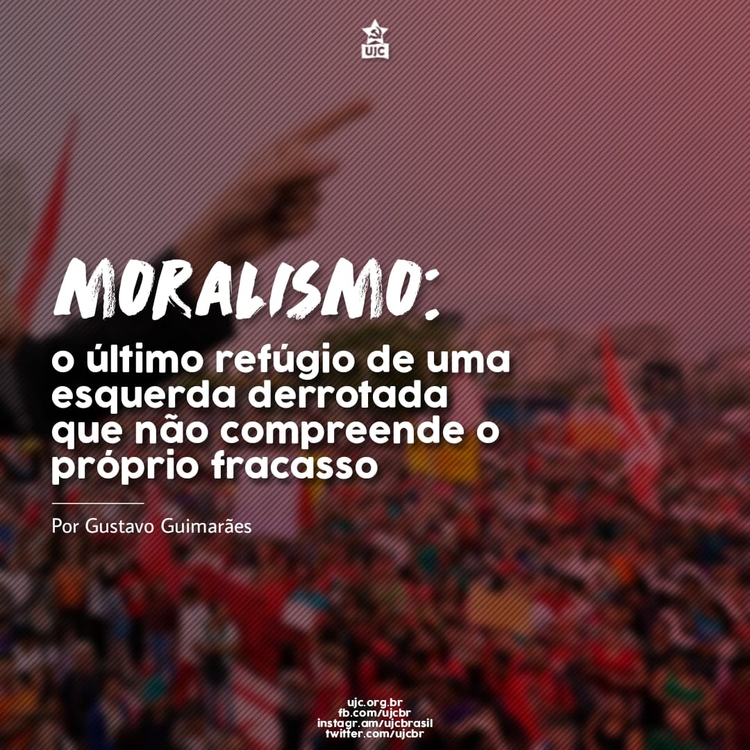 Moralismo: o último refúgio de uma esquerda derrotada que não compreende o próprio fracasso