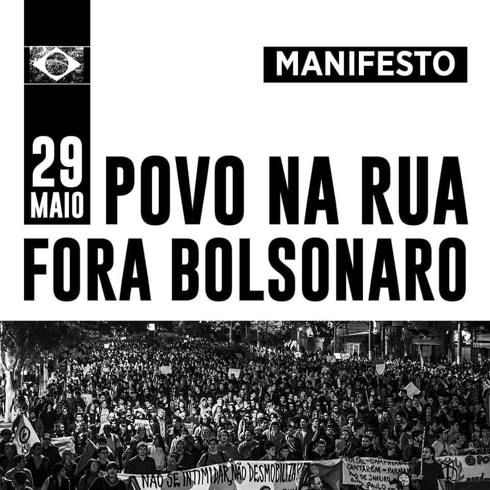 Chega! Derrubar Bolsonaro para salvar o Brasil!