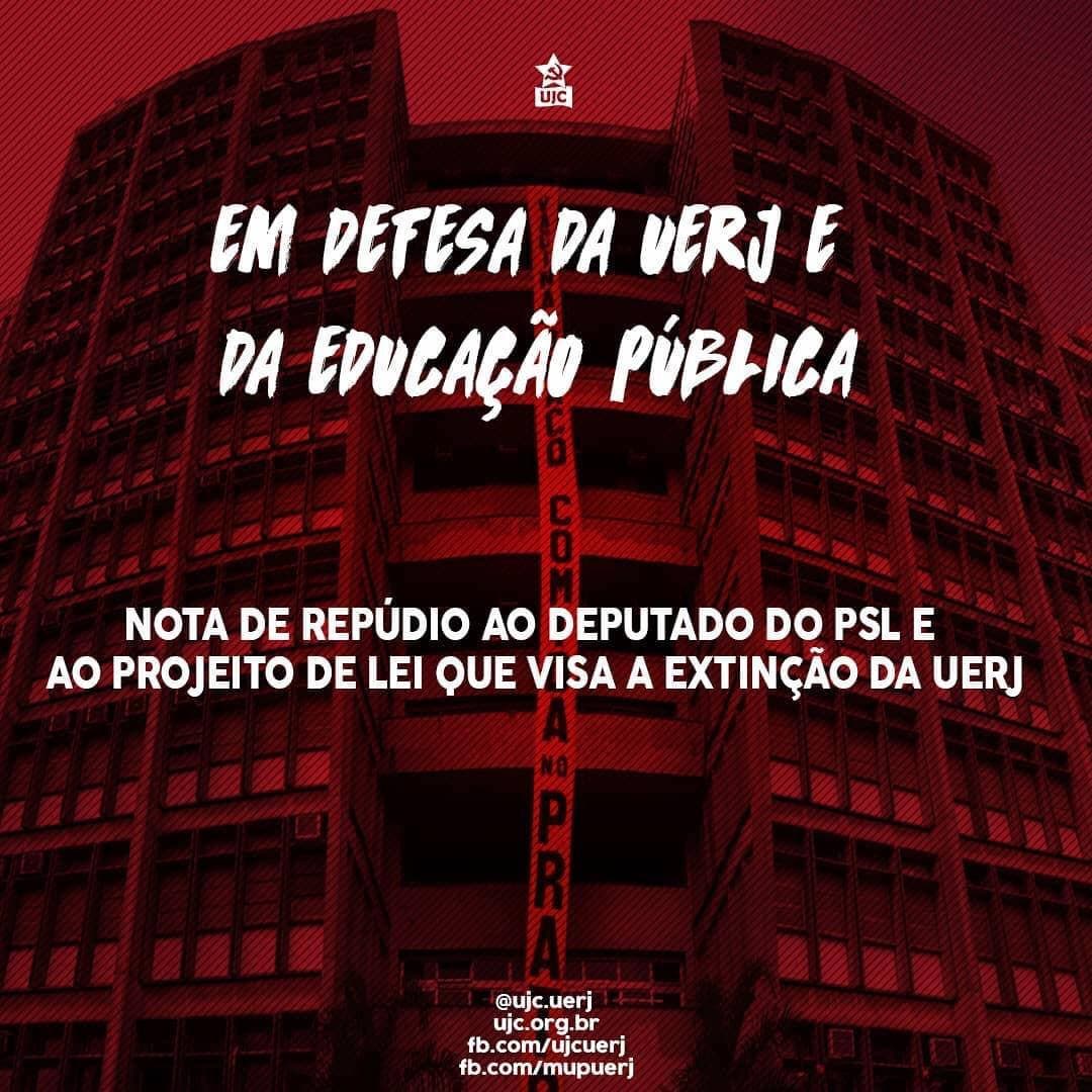 Em defesa da UERJ e da Educação Pública!