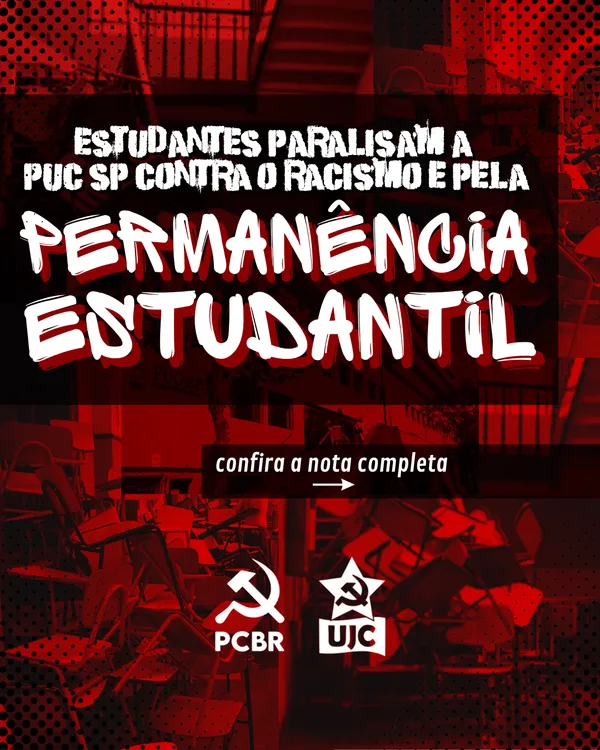 Estudantes paralisam PUC-São Paulo contra o racismo e por permanência estudantil