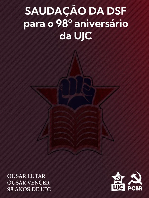 Saudação da DSF - Paquistão para o 98º aniversário da UJC