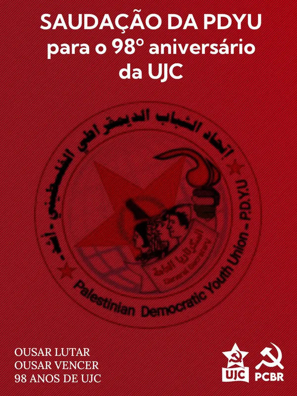 Saudação da PDYU para o 98º aniversário da UJC