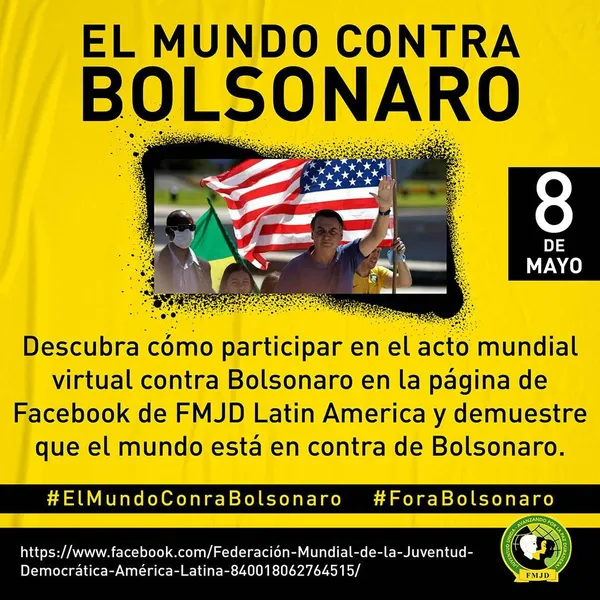 Acto Mundial #ElMundoContraBolsonaro #FueraBolsonaro