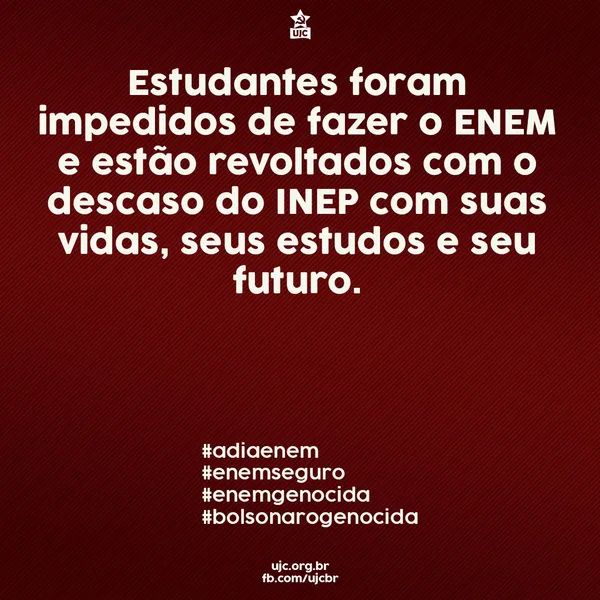 ESTUDANTES SÃO BARRADOS NA PROVA DO ENEM NA UFSC!